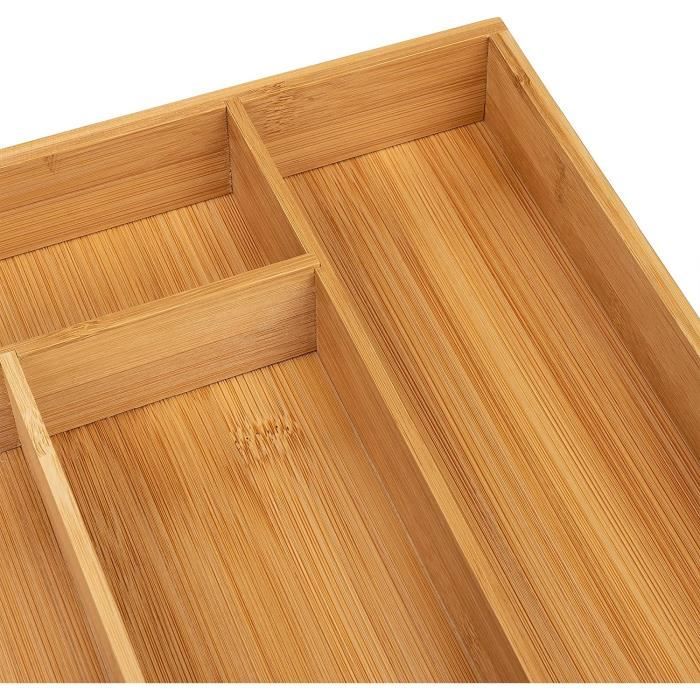 Blumtal Range Couvert Bambou Extensible - Range Couverts Pour Tiroir Avec  Jusqu'à 9 compartiments - Rangement Couvert IKEA Maximera Grand -  (33,7x44,5x5cm) / (50x44,5x5cm) : : Cuisine et Maison