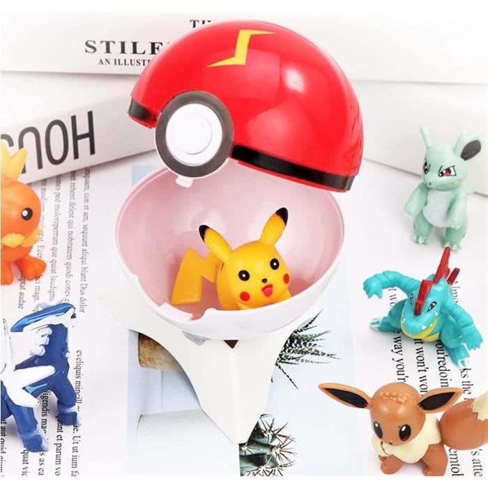 Figurines Pokemon, 8 pièces/ensemble, jouet, modèle Pikachu, monstres de  poche, jouets, cadeau zhangyuxiang LED