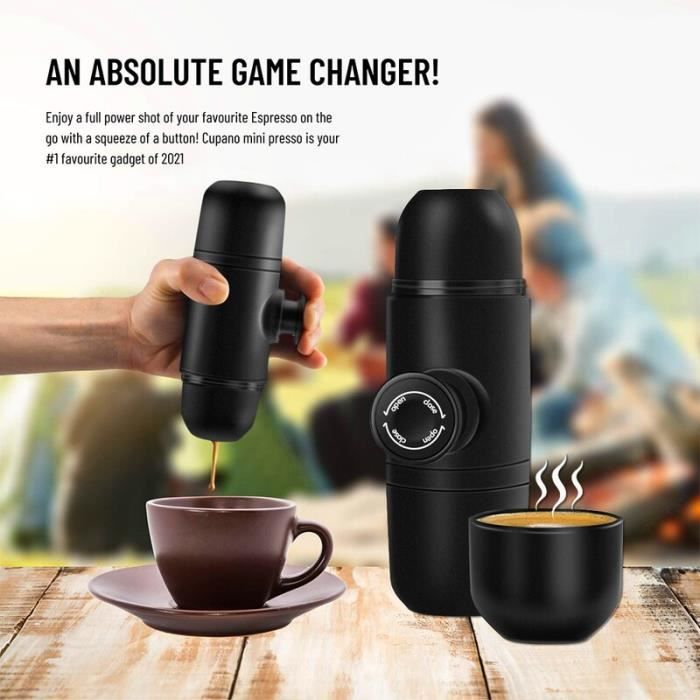 Sac De Transport Pour Cafetière - Trousse De Rangement Avec Poches, Protection Anti-chocs - Pour Voyage, Camping