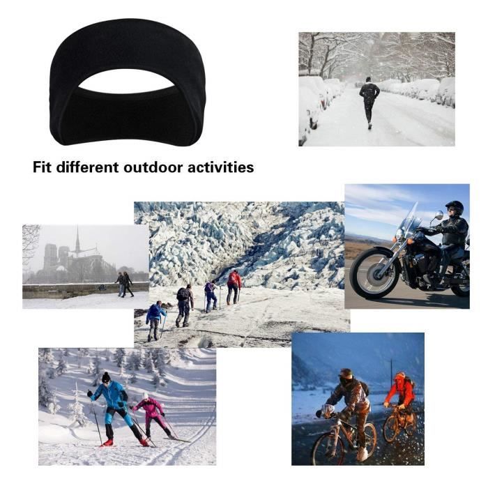 Bandeau cache-oreilles hiver pour ski, cyclisme
