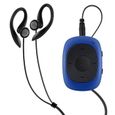 Lecteur MP3 AGPtek ® Badge G02 8Go avec Pince et Radio FM - Bleu-0