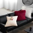 Housse de coussin Carré - MERKMAK - 3pcs Taie d'oreiller Décoratif Doux et confortable pour Canapé Chaise de Salon - 45x45cm-0