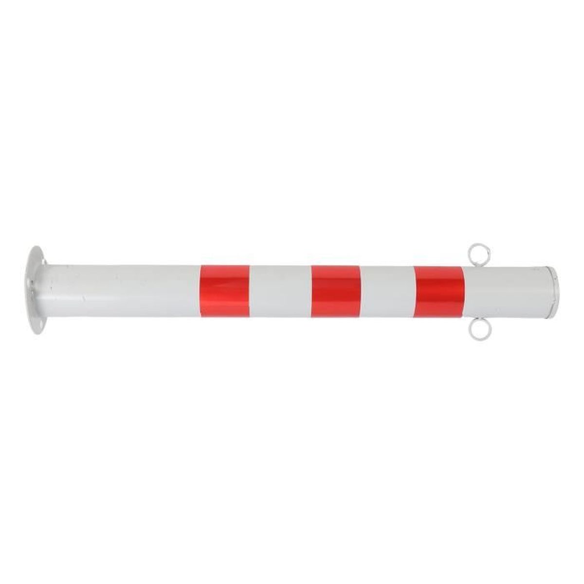 Poteau Routier D'Avertissement 75 Cm – Acier Laminé à Froid Ultra Résistant, Base Stable Avec Cosses, Idéal Chantiers Et Circulation
