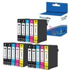 WOUNGZHA 15 × Cartouches encre EPSON Multipack 502 502XL compatible pour Epson WF-2860 WF-2860DWF WF-2865 WF-2865DWF XP-5100 XP-5105 XP5115