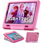 XUEMI Tablette Enfants - Android - 8 Pouces - 6 Go RAM - 128 Go Stockage - Rose