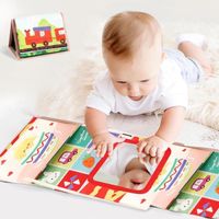 Jouet Montessori - Miroir et livre coloré - Cadeau naissance bébé
