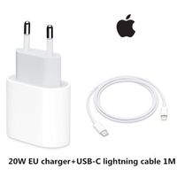 D'origine 20W USB C Adaptateur secteur Pour iphone 12 12mini Pro Max Type C chargeur rapide pour App EU charger add cable -MEAI047