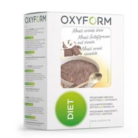 Oxyform Muesli Chocolat Protéine Céréales Petit Déjeuner - Substitut de Repas Protéiné - 12 Sachets - Riche Fibres - Faible
