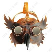 TD® Masque de bec de peste médiéval Steampunk, masque d'animal d'halloween, accessoires de Bar, masque de fête de vacances amusant