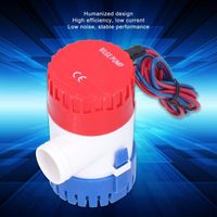 BOY | Pompe de cale interrupteur semi-automatique CC petite pompe submersible électrique pour vidange 12V 350GPH