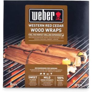 USTENSILE Feuilles à fumer en bois de cèdre rouge - Weber - 