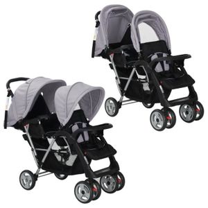 poussette poupee 2 places