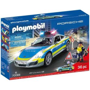 VOITURE - CAMION Jouet - PLAYMOBIL - Porsche 911 Carrera 4S Police 