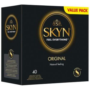 PRÉSERVATIF SKYN Original Lot de 40 préservatifs sans latex