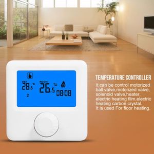 THERMOSTAT D'AMBIANCE Cikonielf Thermostat numérique Thermostat de Chauf