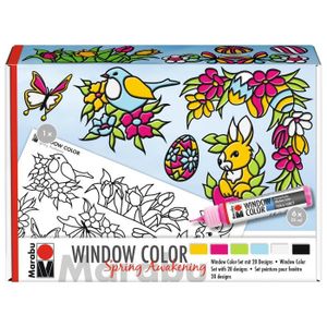 KIT DE DECORATION Kit Marabu Window Color « Spring Awakening »