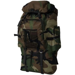 Sac à Dos Militaire Molle 100L – Imperméable, Léger 1,64 Kg, Avec Sac Banane, Pour Randonnée Et Camping