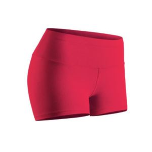 SHORT DE SPORT Short,SVOKOR-Short de Fitness sans Couture pour Femme,Vêtement de Motard Taille Haute,Push Up- Red[A951328]