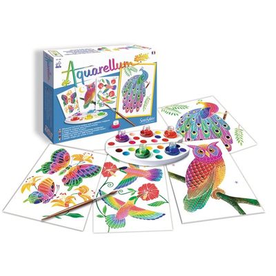 SentoSphère AQUARELLUM PÉGASE – Kit Peinture Aquarellable Magique – Sertissage Papier Vélin – Dès 7 Ans – Fabriqué En France