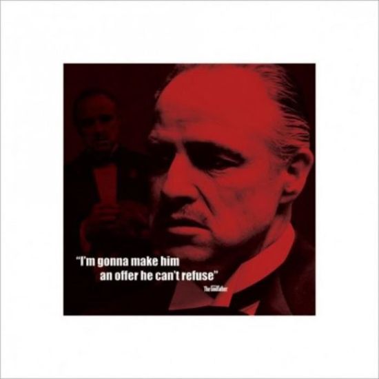 Le Parrain Poster Reproduction Citation 40 X 40 Cm Cdiscount Maison Le Parrain Poster Reproduction Citation 40 X 40 Cm Cdiscount Maison