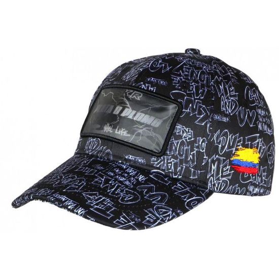 Casquette Bleu SKR Casquette Plata O Plomo Pablo Escobar Bleue Et Noire Medellin Baseball Plata O Plomo Casquette