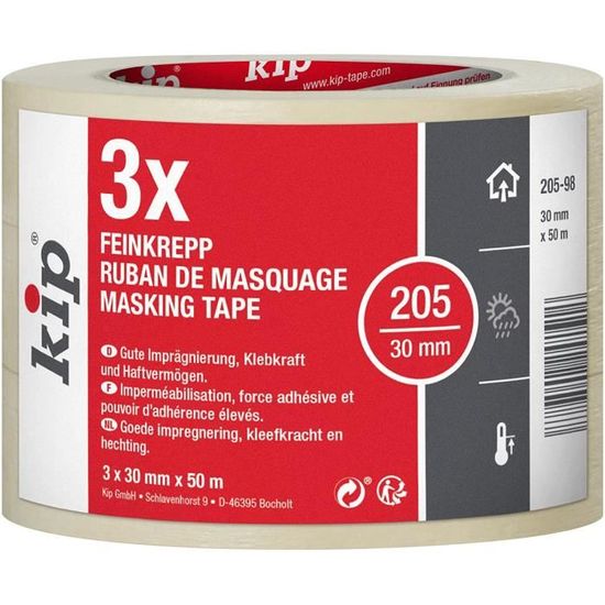 511 ALFA - Ruban Adhésif En Papier Crêpé Fin «Easy» 38 Mm X