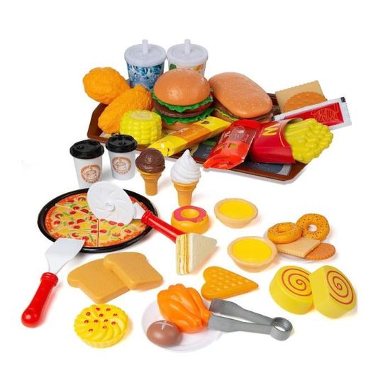 Hamburger Frites | Jeu d'imitation | Le Chiffonnier en Couleurs
