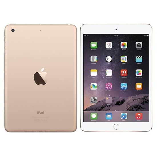 Apple iPad Mini 3 Wi-Fi 16 Go 7.9 " Tablette - D'or
