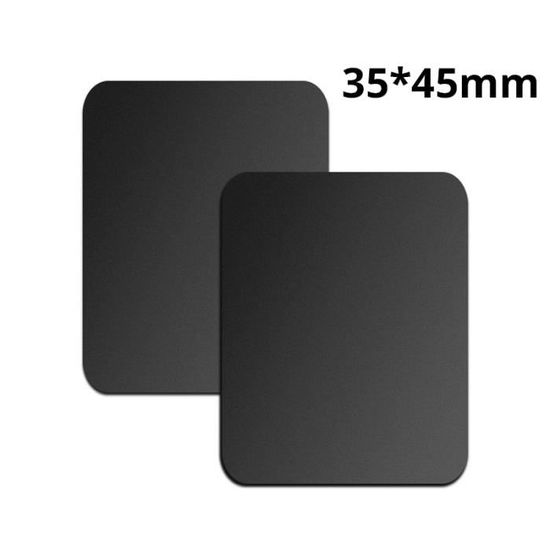 3 Plaques Métalliques Auto-Adhésives Pour Support Magnétique De Smartphone - Universel, 30 Mm, Pour Voiture