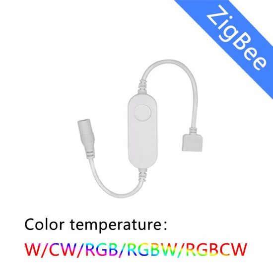 Contrôleur Zigbee pour ruban led blanc, couleur unique, RGB, RGBW et RGBWW - Deco Led Eclairage