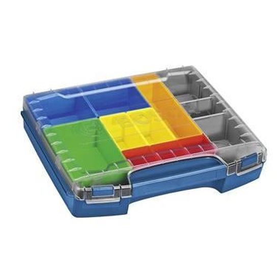 Mobilité Bosch Professional Coffret de transport i-Boxx 72, avec 10 casiers colorés - 1600A001S8