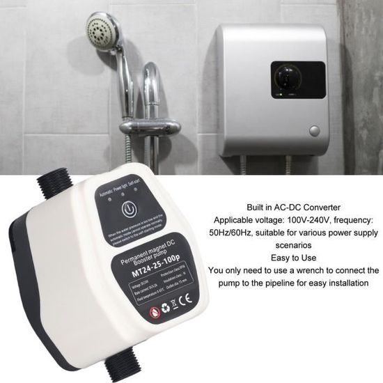 Pompe De Surpression D'eau Automatique 100W 24V Miniature Pipeline Compression Centrifugal Boost Pump Eu Plug 100 240v 90693307