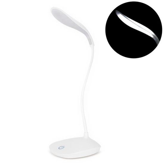 Lampe De Lecture à Pince Lit - Col De Cygne 360° Tactile 5 Températures USB-C Rechargeable