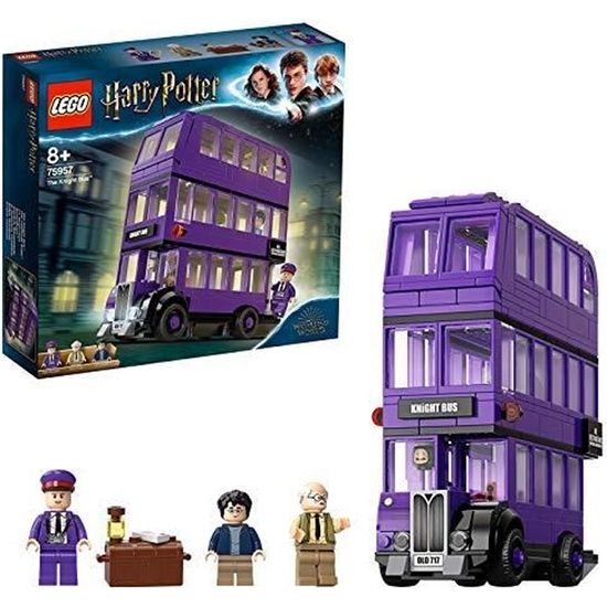 LEGO Le Magicobus Harry Potter Bus Violet à 3 Niveaux Jeu d'Assemblage, 75957 75957