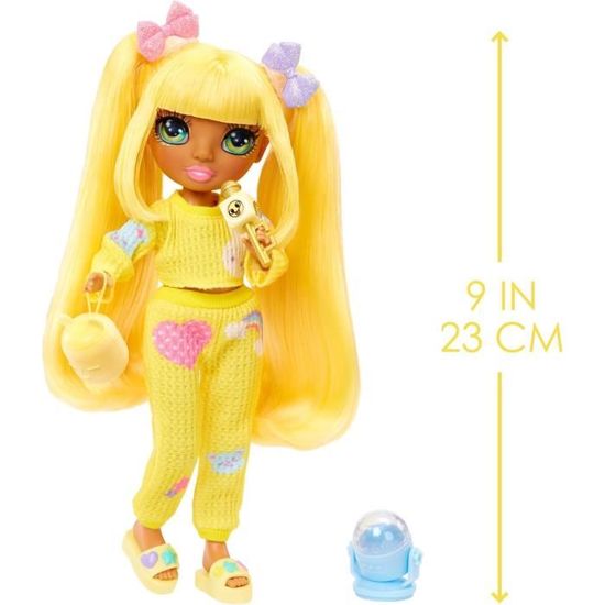 Tenue De Poupée 17 Cm L-bu – Pyjama étoile Jaune Avec Accessoires (poupée Non Incluse) – Qualité Premium