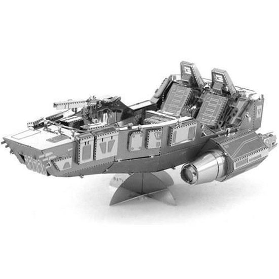 Maquette 3D Metal Earth - Star Wars Snowspeeder - Modèle En Métal à Assembler - Dimensions 8,26 X 7,62 X 3,18 Cm - 4