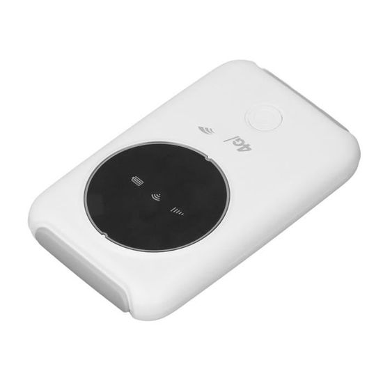 Pocket WiFi Portable 4G LTE - Hotspot Mobile 300 Mbps, Batterie 3200mAh, Jusqu'à 10 Appareils Connectés