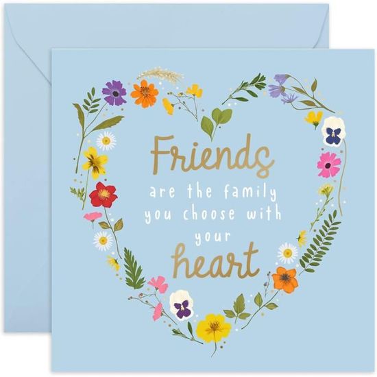 Qiliji QLJ-238-PN Carte De Vœux Amusante Pour Ami, Carte D'anniversaire « Thinking Of You », Carte D'encouragement, « My Friend Can Do Anything