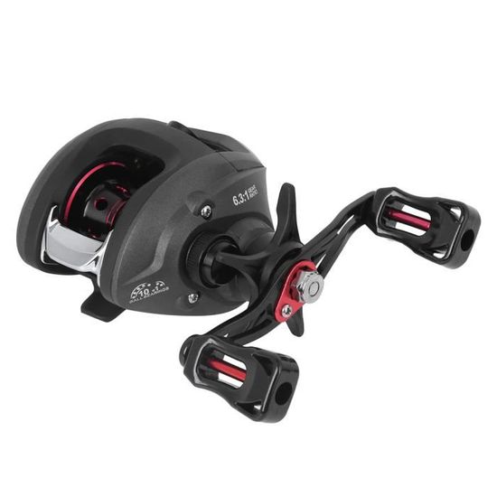 Hemore, Moulinet De Pêche JL200 à 3 Roulements à Billes 5,2/1 Avec Fil De Pêche Transparent