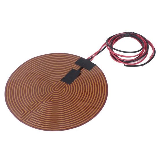 4 Films Chauffants Polyimide 24V 50W - Plaque Chauffante Adhésive 135x95mm
