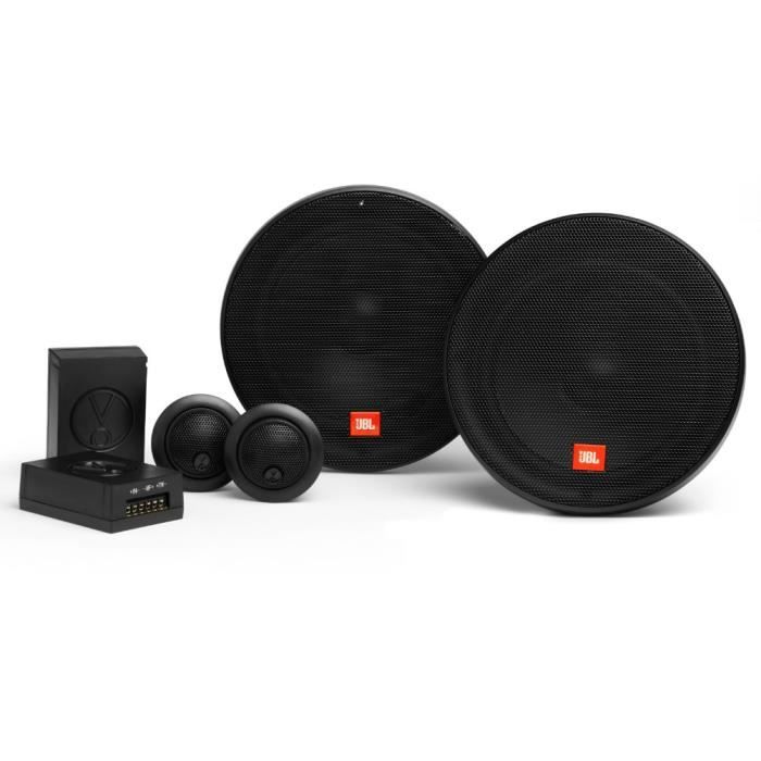 JBL STAGE2 604C kit système 2 voies 6,5- 165 mm 16,50 cm 90 watts rms 540 watts max woofer tweeter crossover 4 ohm 91 db, la paire