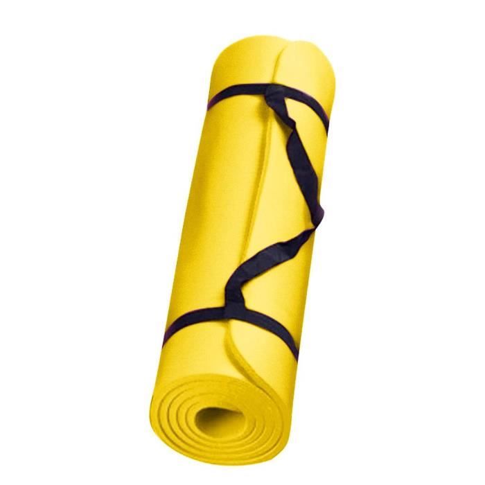 Petit tapis de yoga épais et durable de 15 mm d'épaisseur et tapis de sport antidérapant tapis antidérapant pour perdre du poids