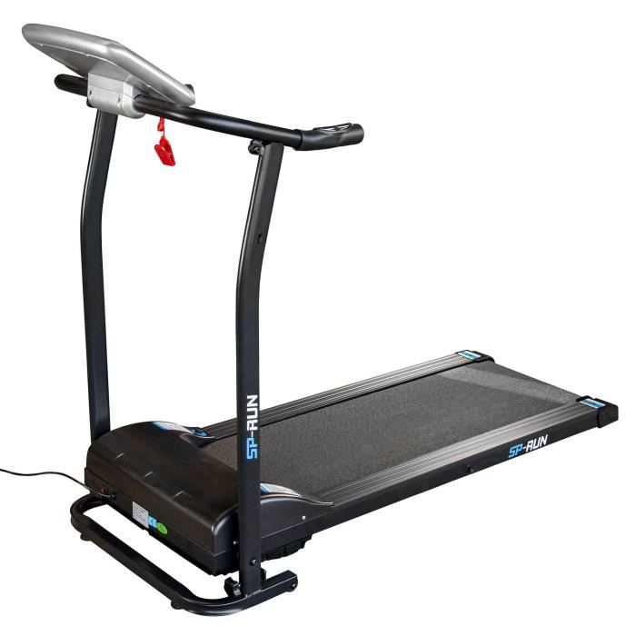 Tapis de course pliable ULTRA Compact SP Run - 10km/h - 1,5CV - 12 Programmes - Capteurs Cardiaque, Ecran LCD et Amortisseurs
