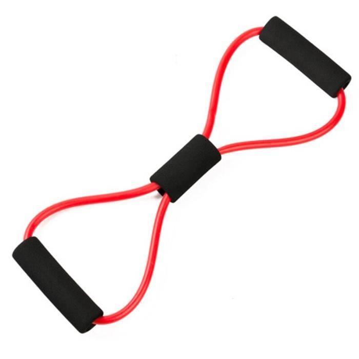 4 cordes de traction élastiques de résistance bande de résistance de rameur d'exercice bandes élastiques d JS5707