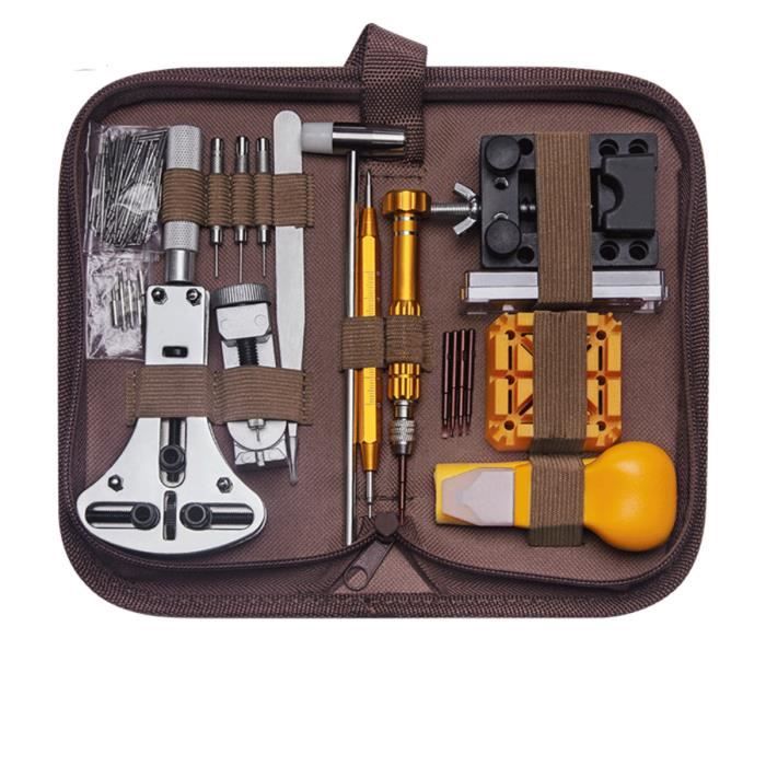 Montre Outil De Réparation Kit D'outil De Réparation De Montre En Métal Pour Ajuster Bracelet Et Changer Piles (149Pcs/Kit)