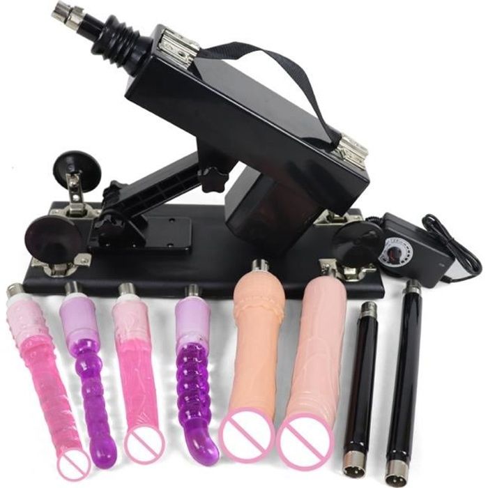 Appareil de massage,FREDORCH sexe Machine automatique avec des accessoires de gode Masturbation féminine pistolet - Type Package E