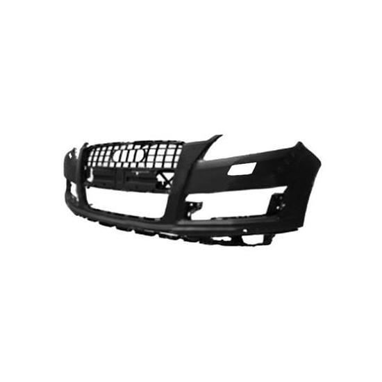Pare Chocs Avant pour AUDI Q7 I ph. 2 2009-2015, avec lave-phares et capteurs radar, Neuf à peindre.