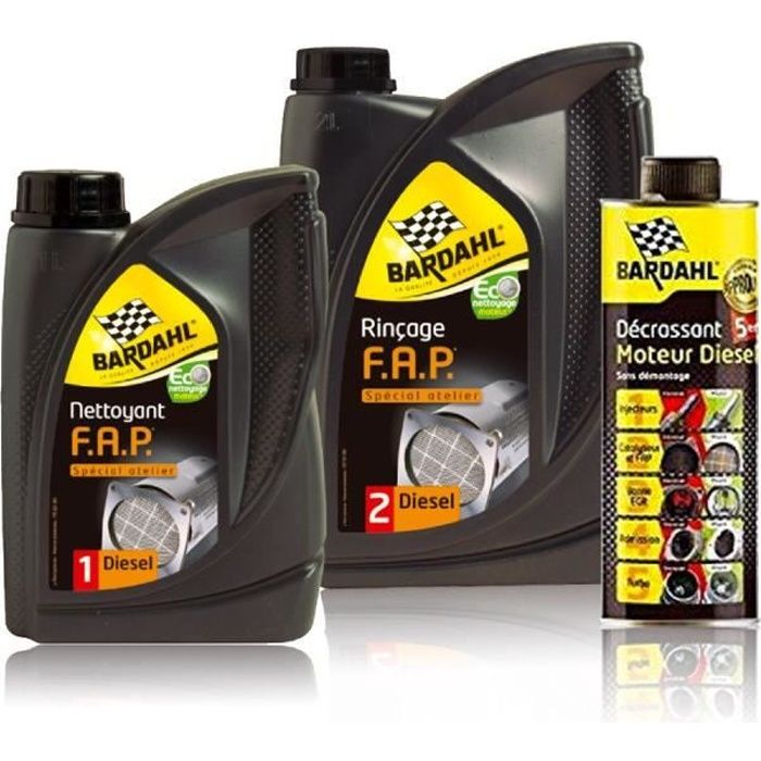 Kit de Nettoyage FAP 3 produits Bardahl Eco-nettoyage