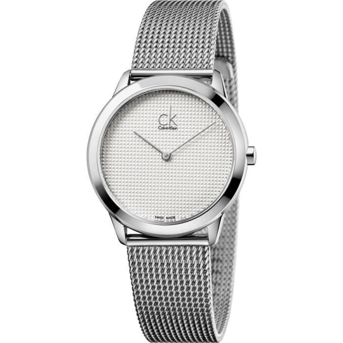 Calvin Klein Minimal K3M2212Y Montre légère pour femmes Fabriqué en Suisse