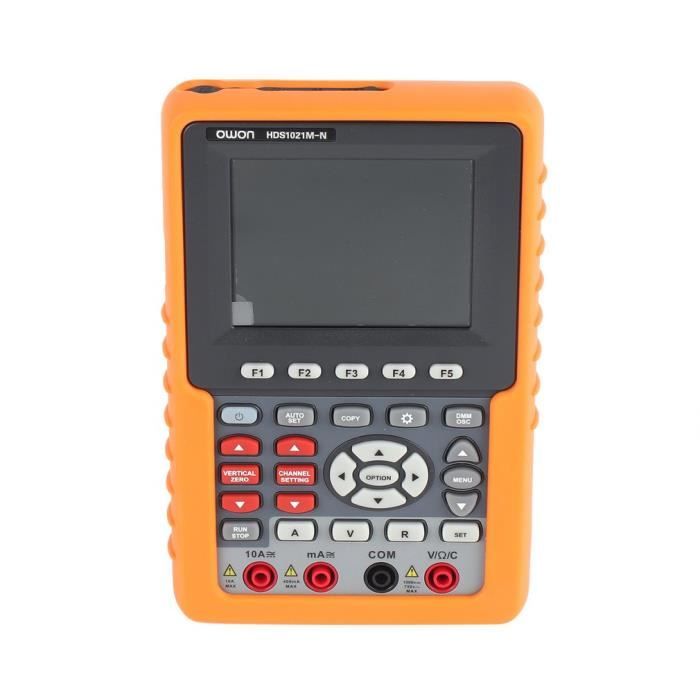 2 en 1 HDS1021M-N Multimètre, Oscilloscope, mini-oscilloscope numérique de poche, bande passante 20 MHz,taux d'échantillonnage 500 M
